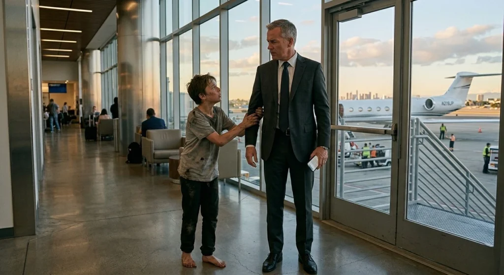 He Tried to Walk Away… What the Boy Said Stopped Him Cold