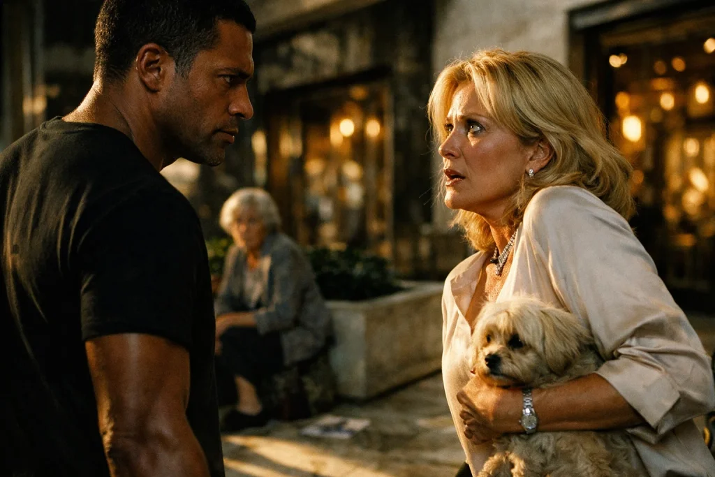 She tried to get him thrown out of his own property. It backfired spectacularly