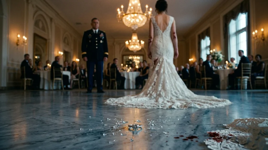 She Hit the Floor. Glass Under Her Palm. Blood on the Marble. And She Still Didn’t Look Down.