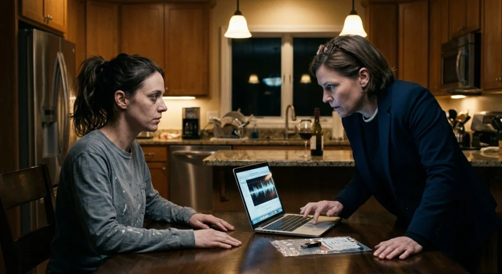 She Found a USB Taped Under a Shelf — Her Own Voice Was On It