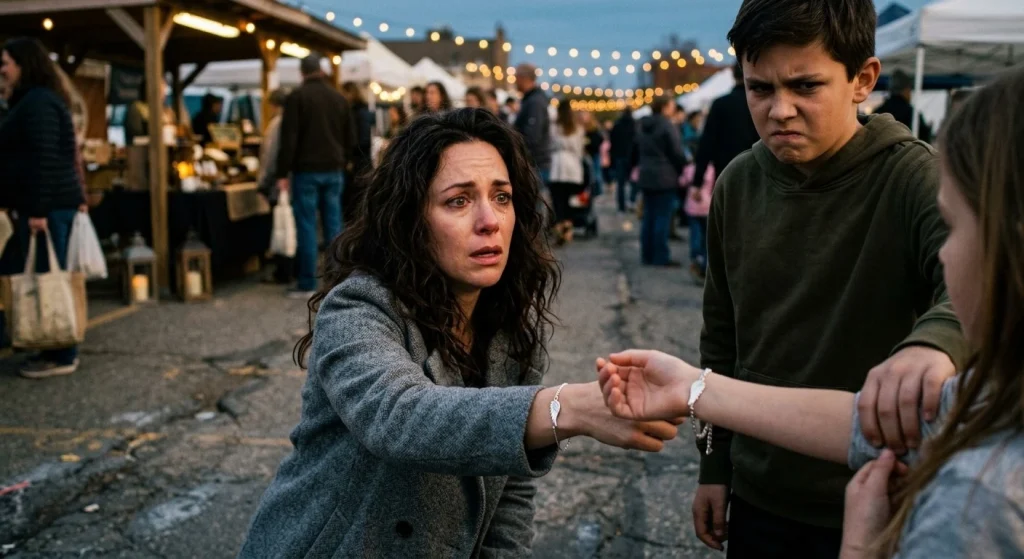 She Grabbed A Stranger’s Kid… Then Saw The Bracelet